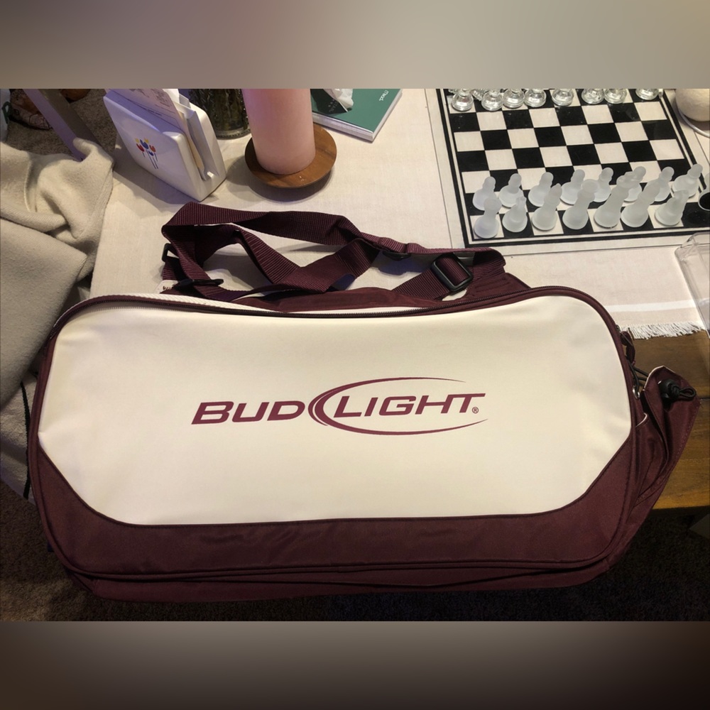 BudLight duffle bag workout bag